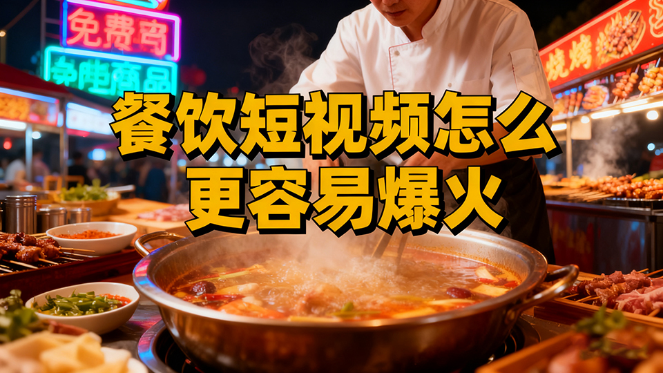 餐飲短視頻怎么更容易爆火，提高餐廳客流量？